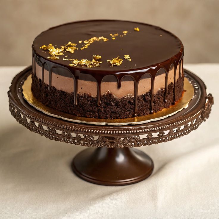 Belgian Chocolate Truffle Cake